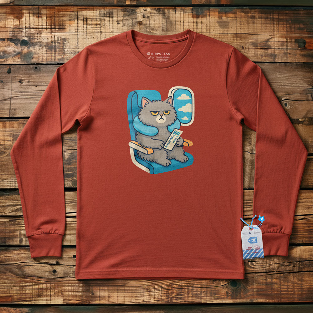 Bored Cat - Long Sleeve T-Shirt