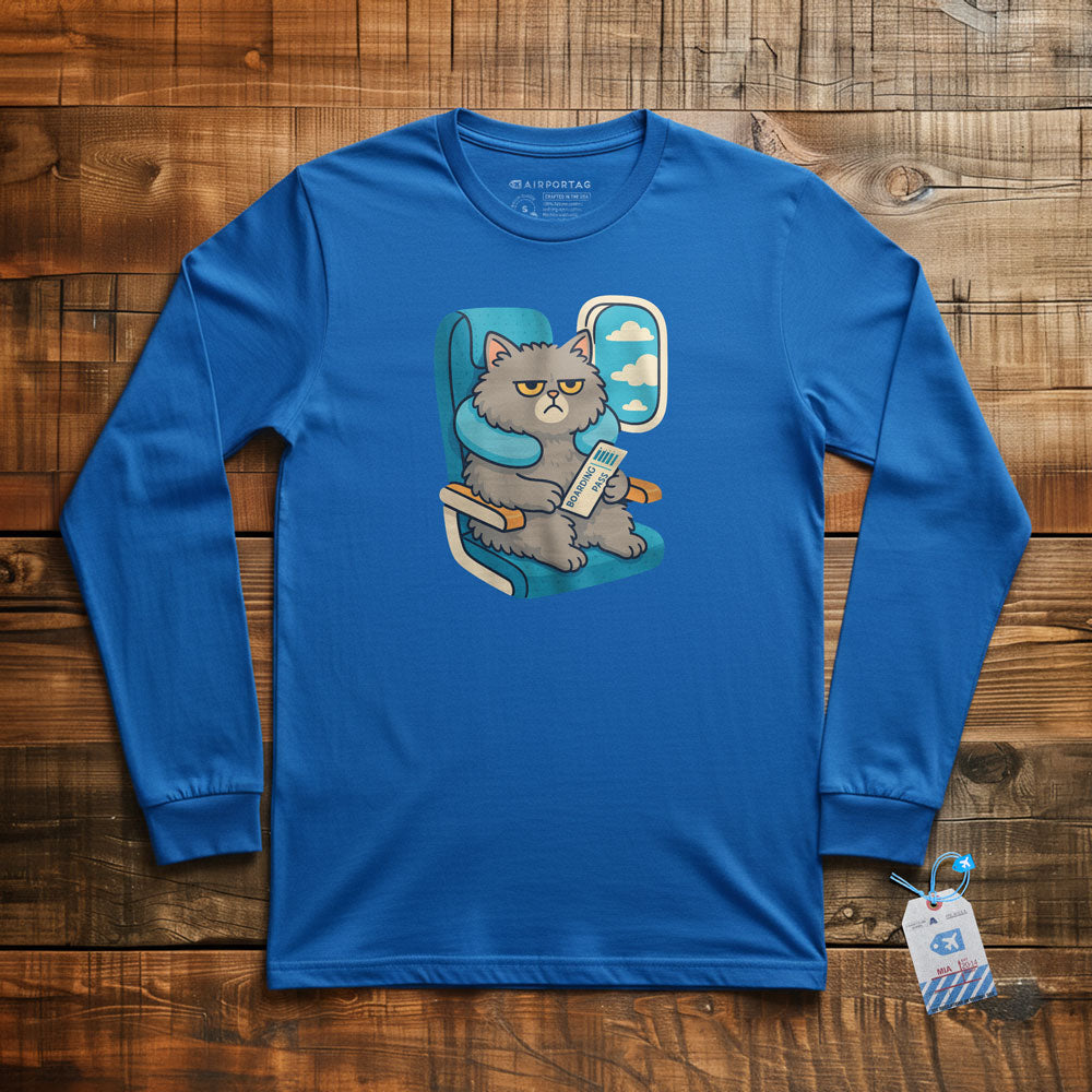 Bored Cat - Long Sleeve T-Shirt