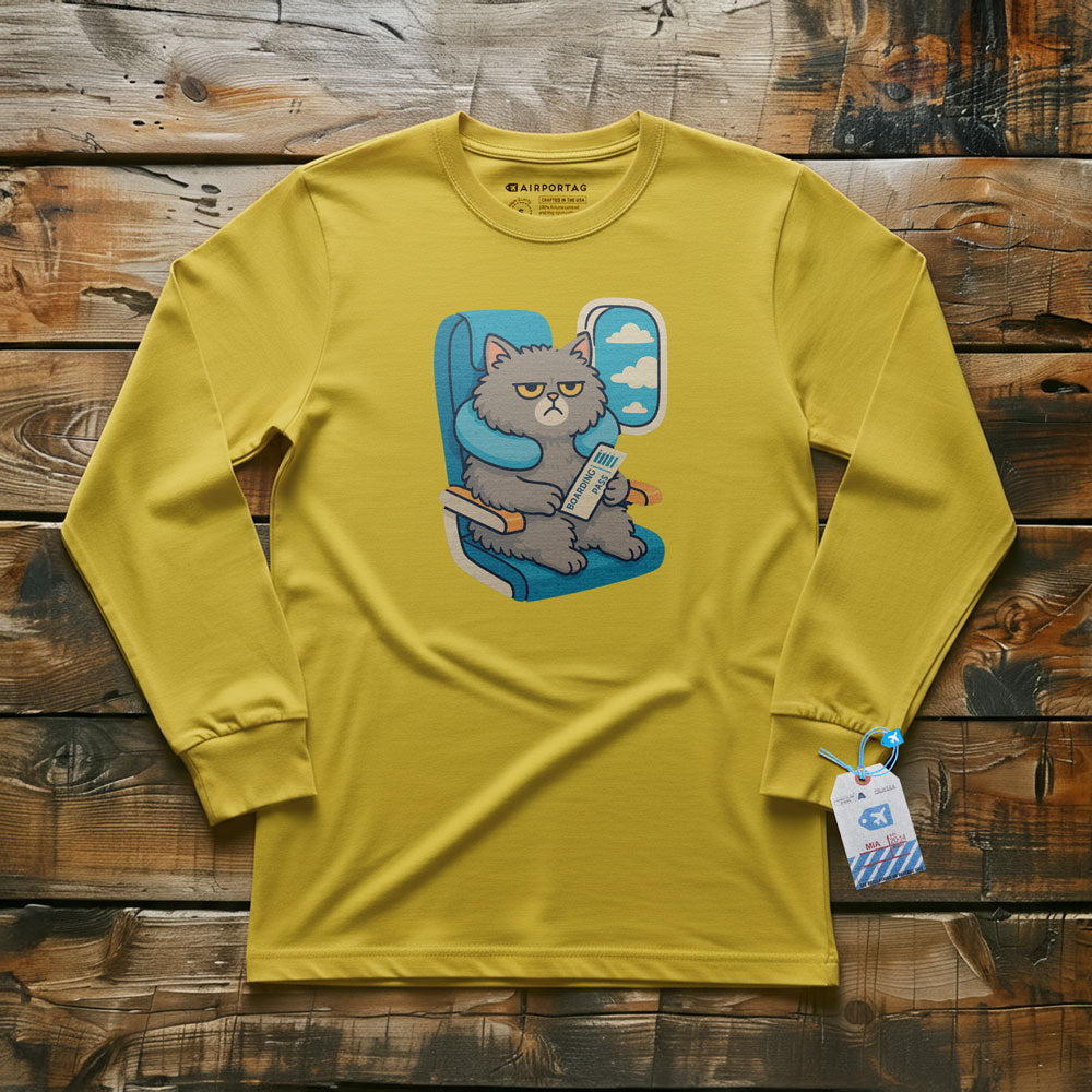 Bored Cat - Long Sleeve T-Shirt