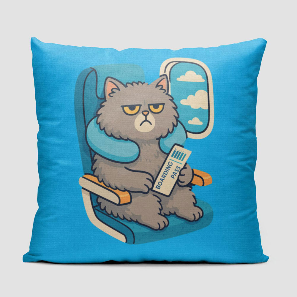 Bored Cat - Throw Pillow