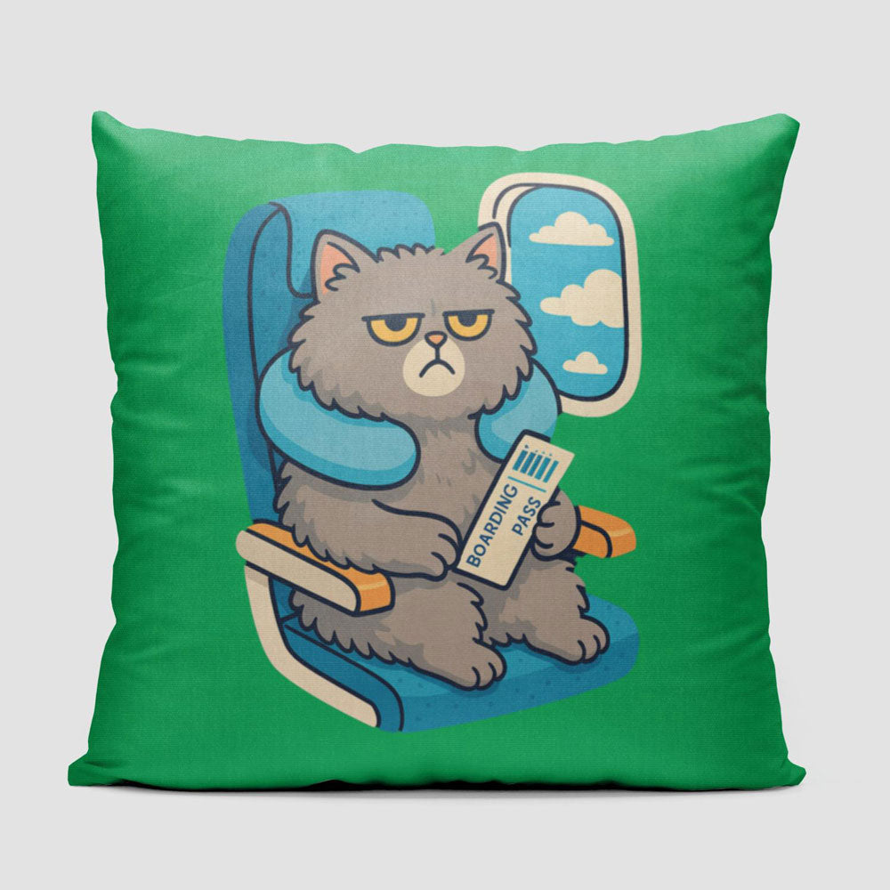 Bored Cat - Throw Pillow