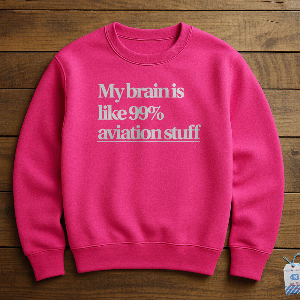 Brain 99% Aviation - Sweatshirt