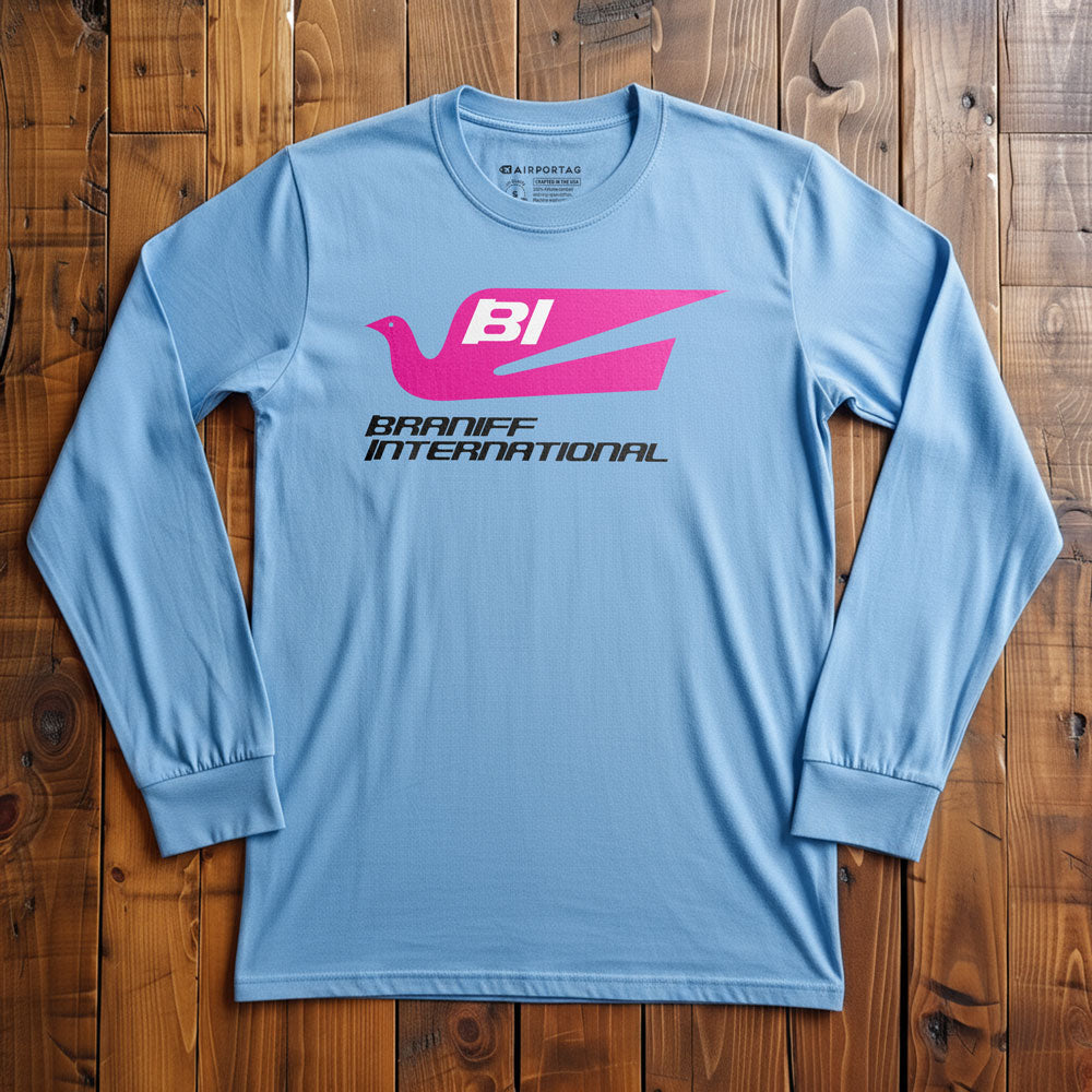 Braniff Logo - Long Sleeve T-Shirt