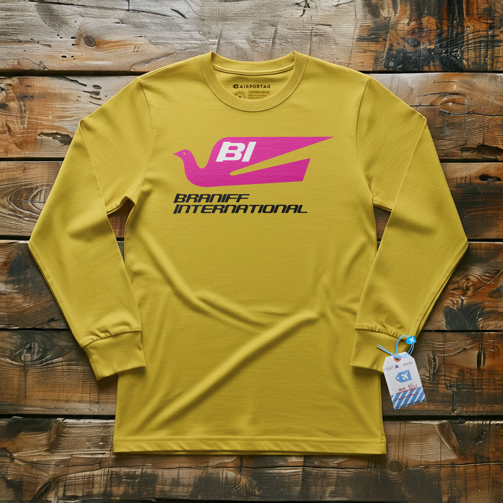 Braniff Logo - Long Sleeve T-Shirt