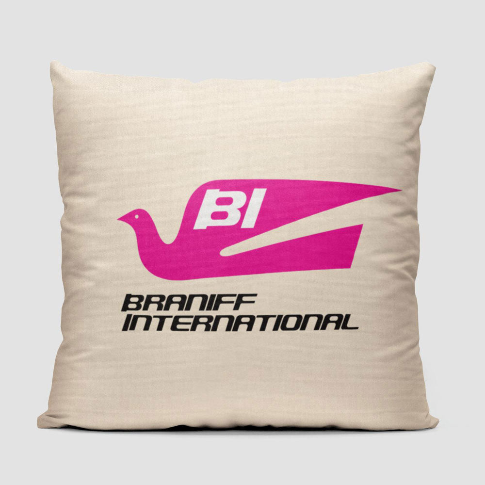 Braniff Logo - Throw Pillow