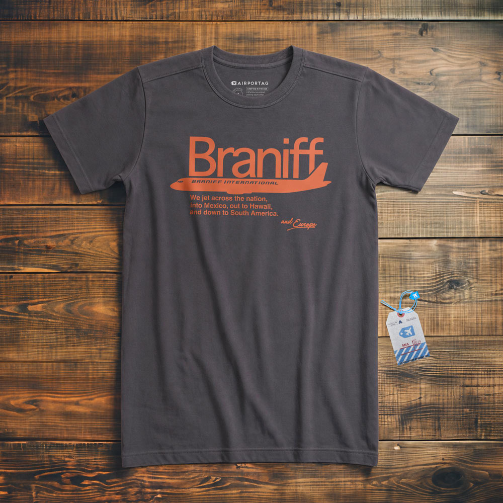 Braniff - We Jet Across the Nation - T-Shirt