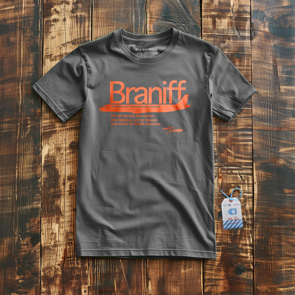 Braniff - We Jet Across the Nation - T-Shirt