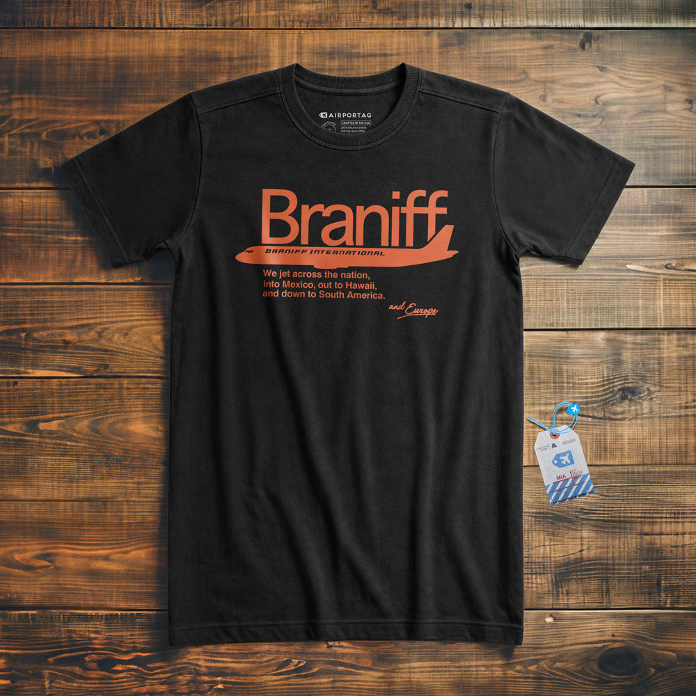 Braniff - We Jet Across the Nation - T-Shirt
