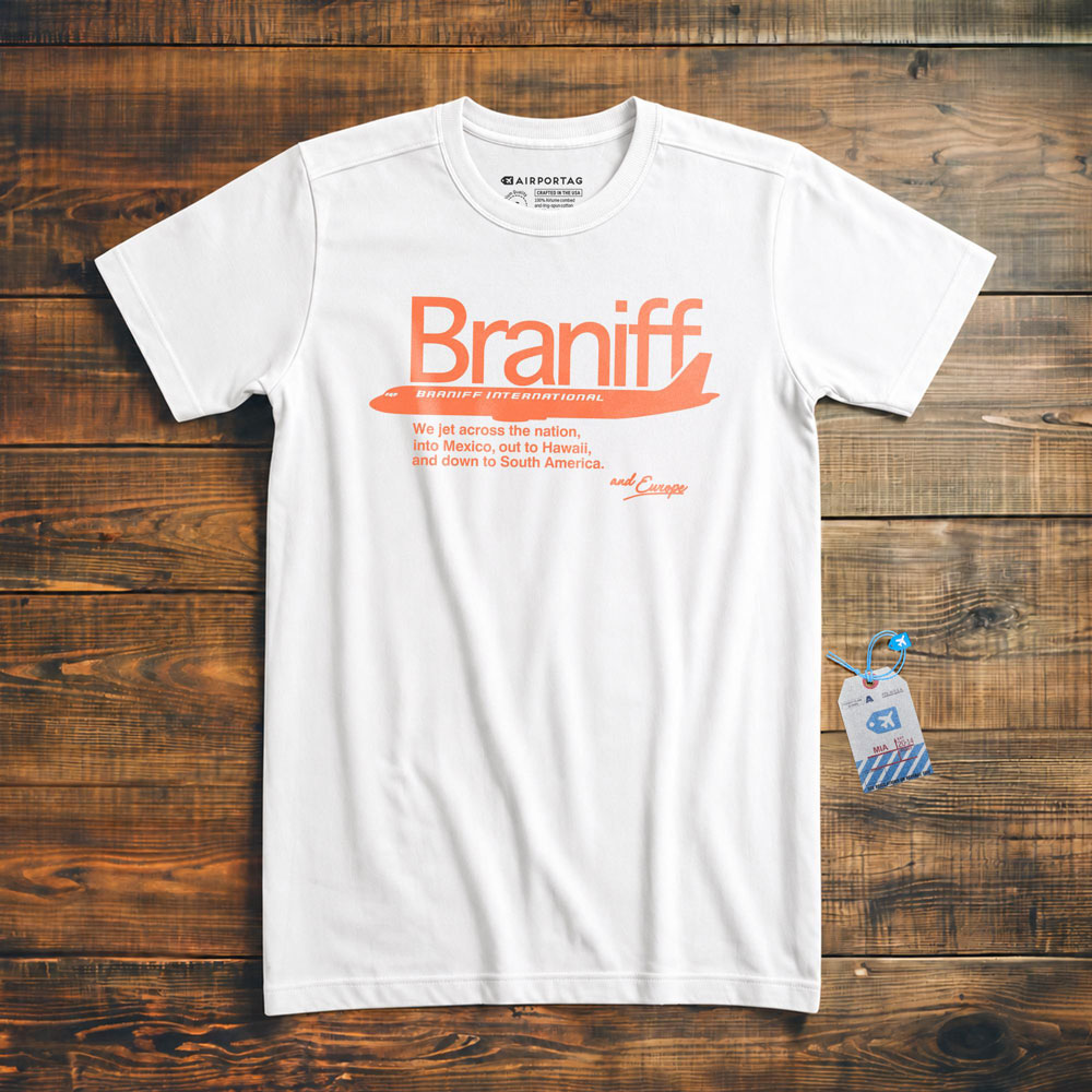 Braniff - We Jet Across the Nation - T-Shirt