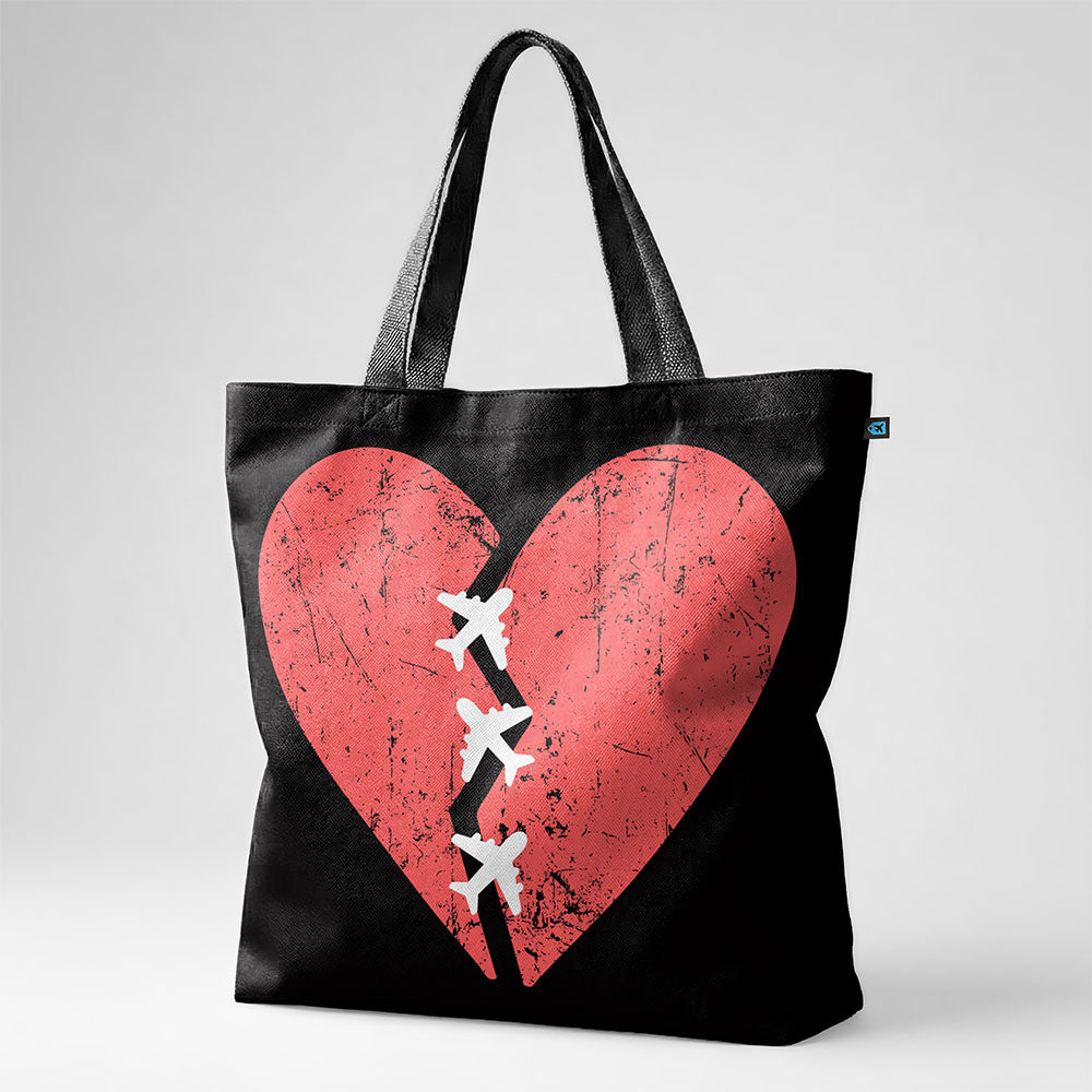 Broken Heart Planes - Tote Bag