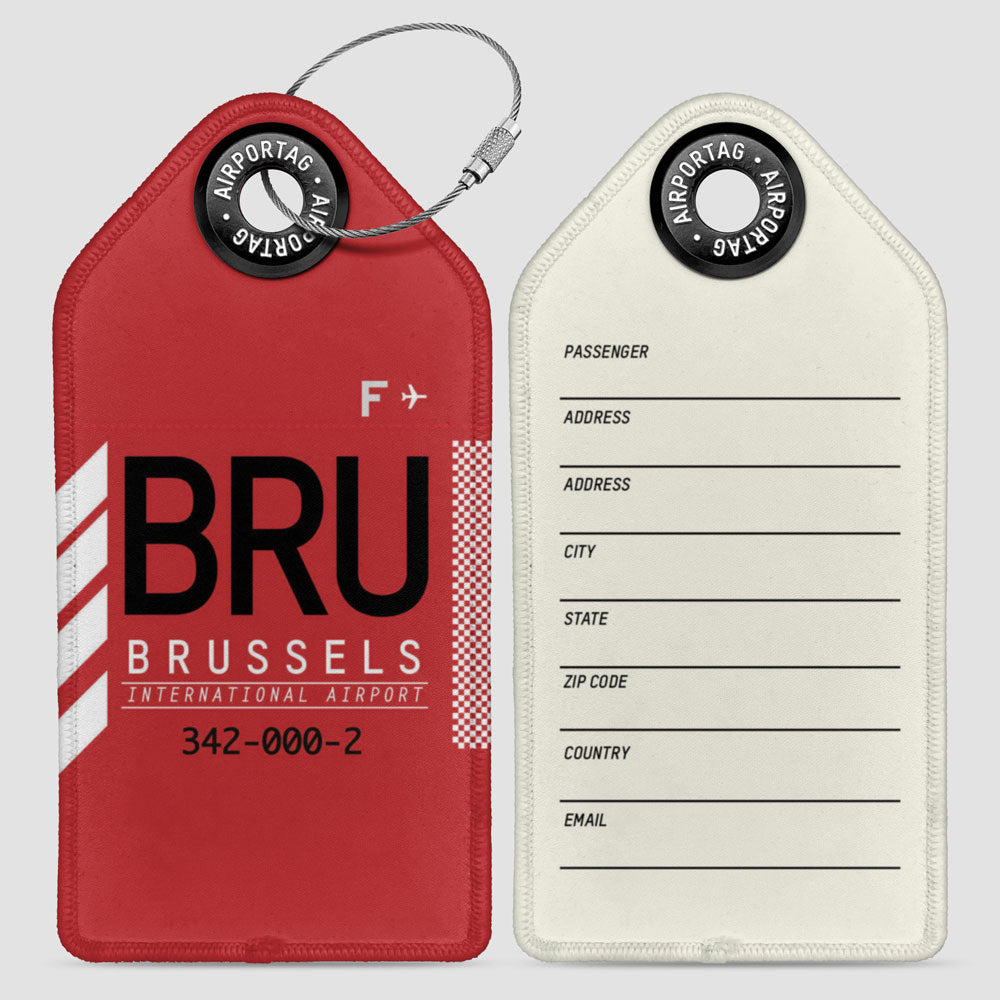 BRU - Étiquette de bagage
