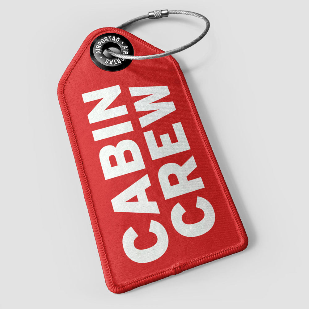 Équipage de cabine - Étiquette de bagage