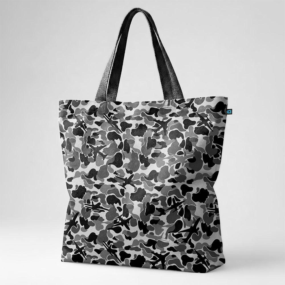 Camouflage Plane - Tote Bag
