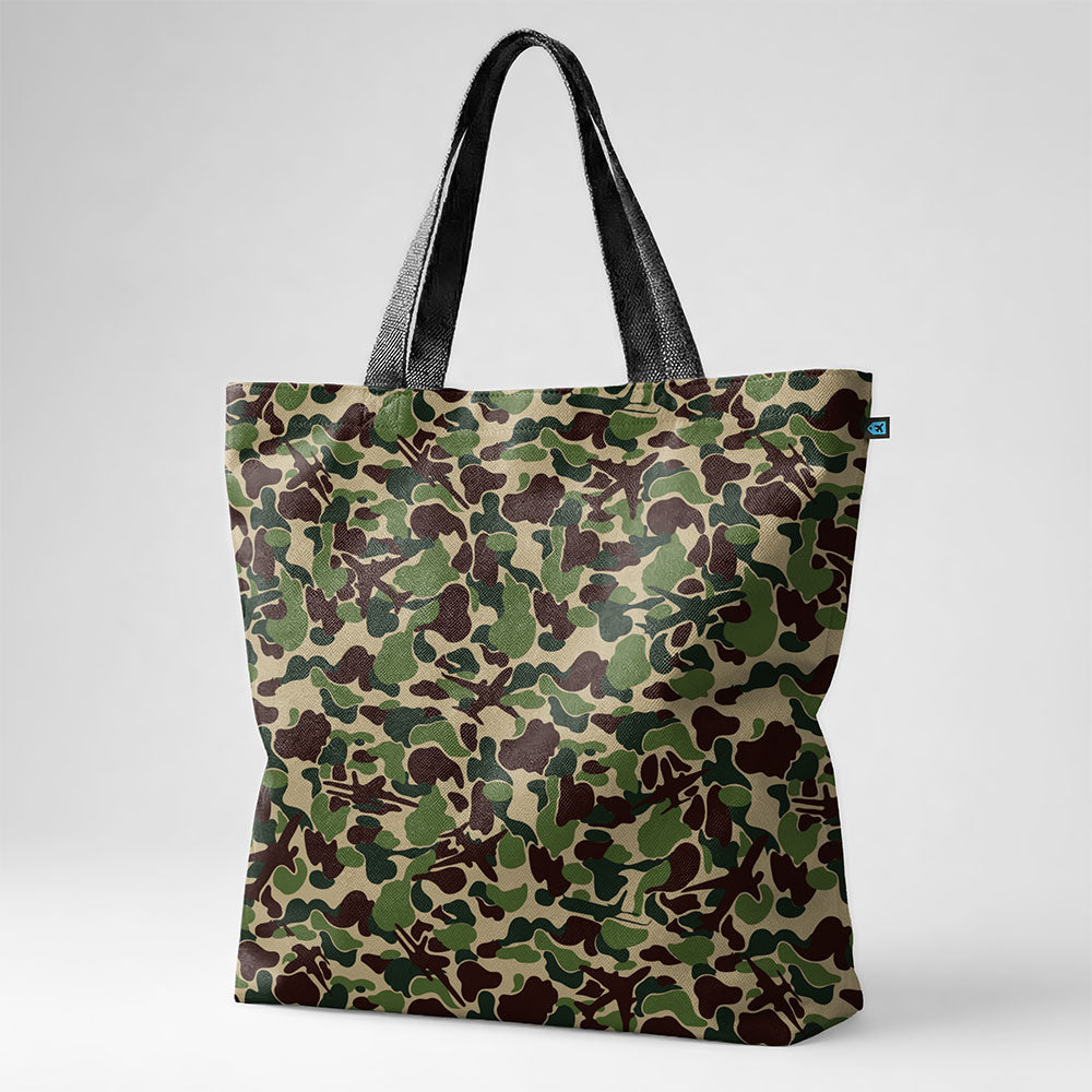Camouflage Plane - Tote Bag