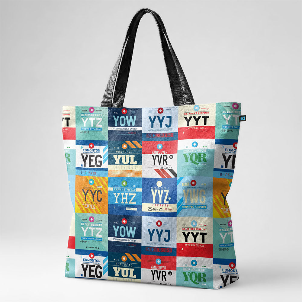 Canadian Airports - Tote Bag