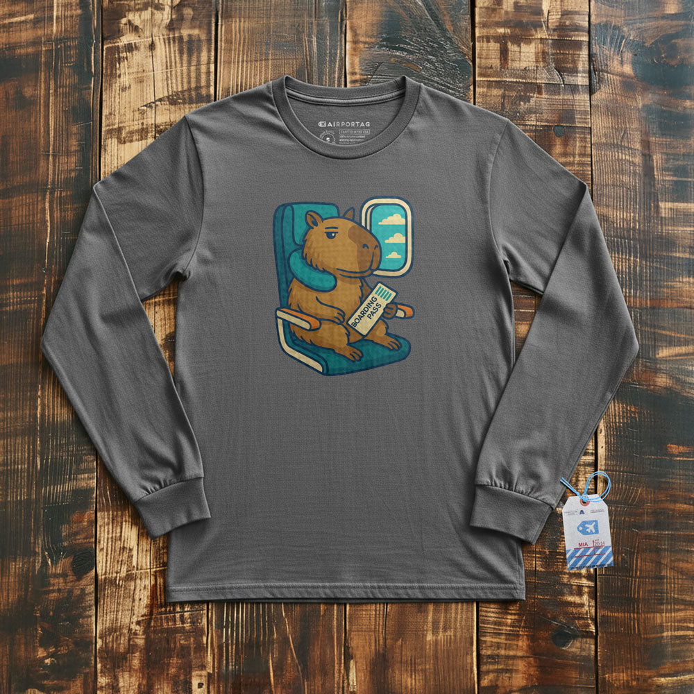 Relaxed Capybara - Long Sleeve T-Shirt