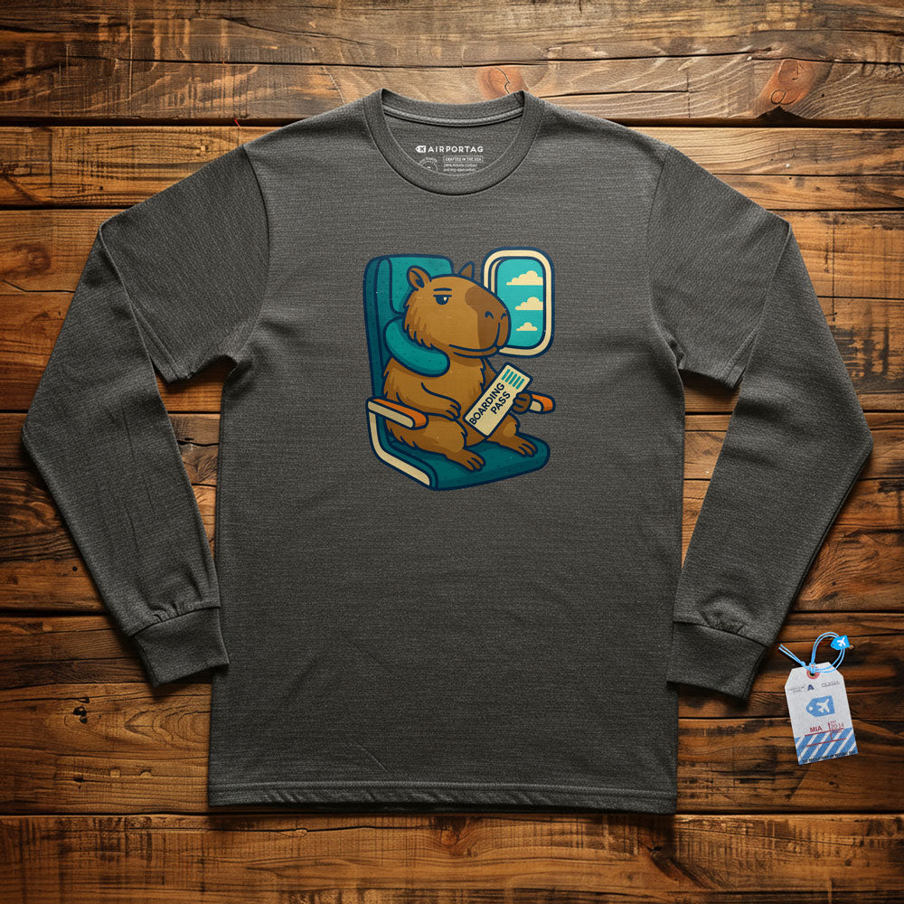 Relaxed Capybara - Long Sleeve T-Shirt