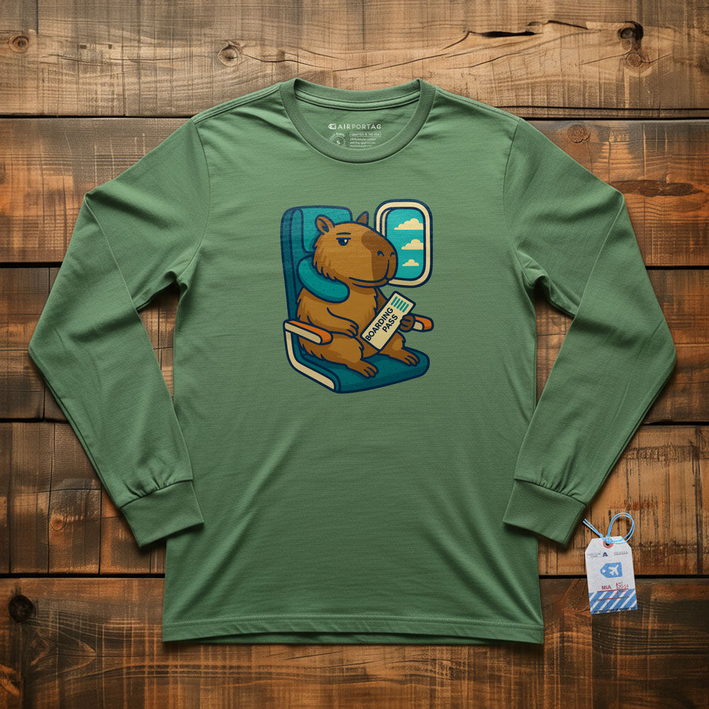 Relaxed Capybara - Long Sleeve T-Shirt