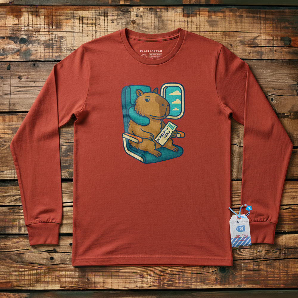 Relaxed Capybara - Long Sleeve T-Shirt