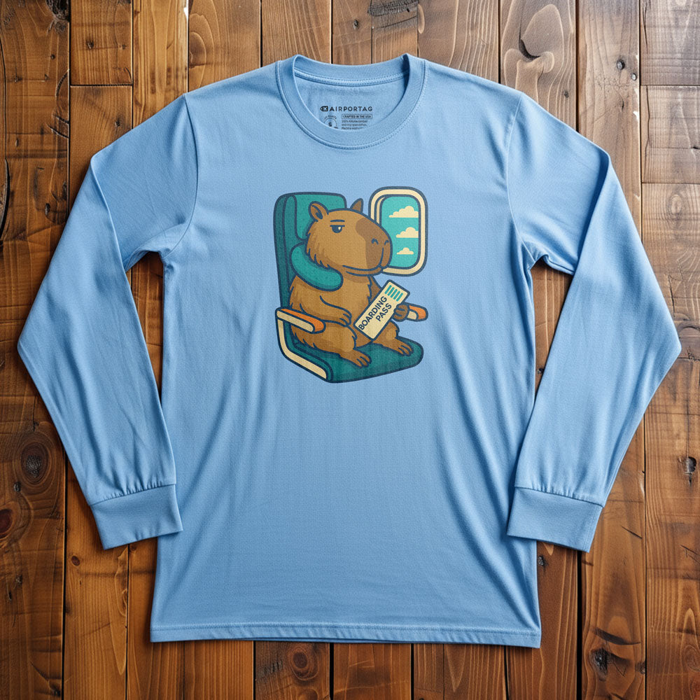 Relaxed Capybara - Long Sleeve T-Shirt