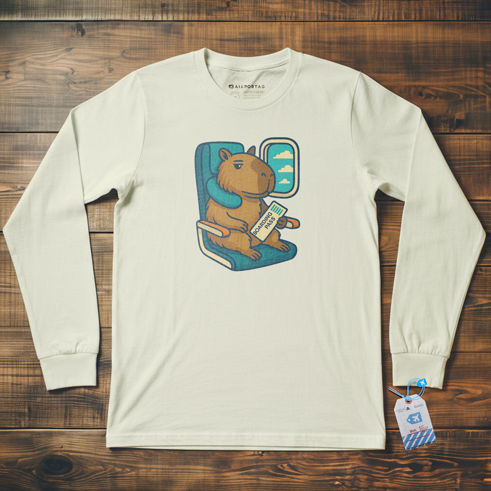 Relaxed Capybara - Long Sleeve T-Shirt