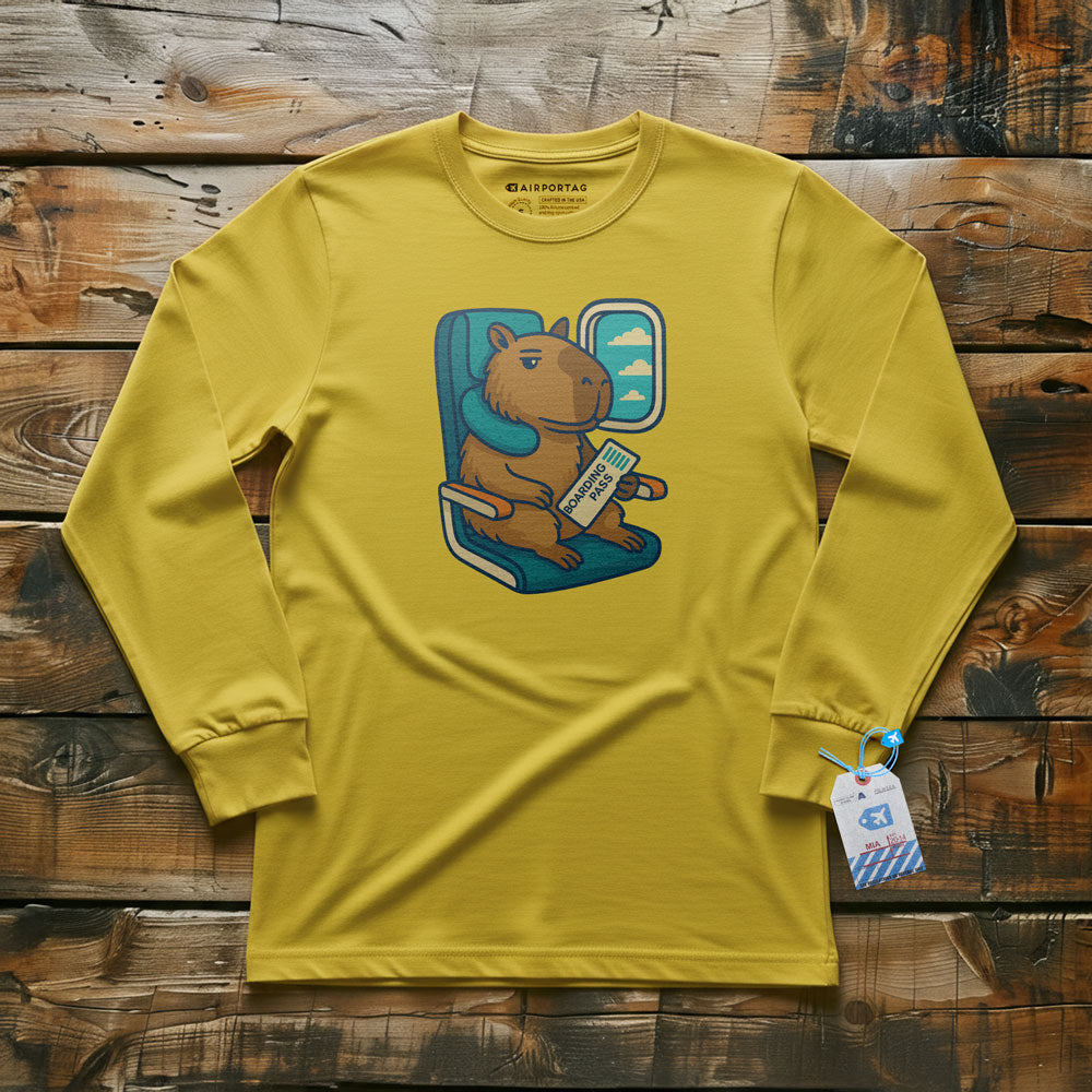 Relaxed Capybara - Long Sleeve T-Shirt