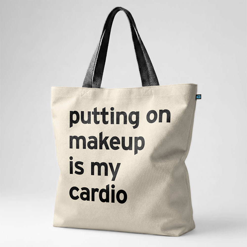 Se maquiller est mon cardio - Tote Bag
