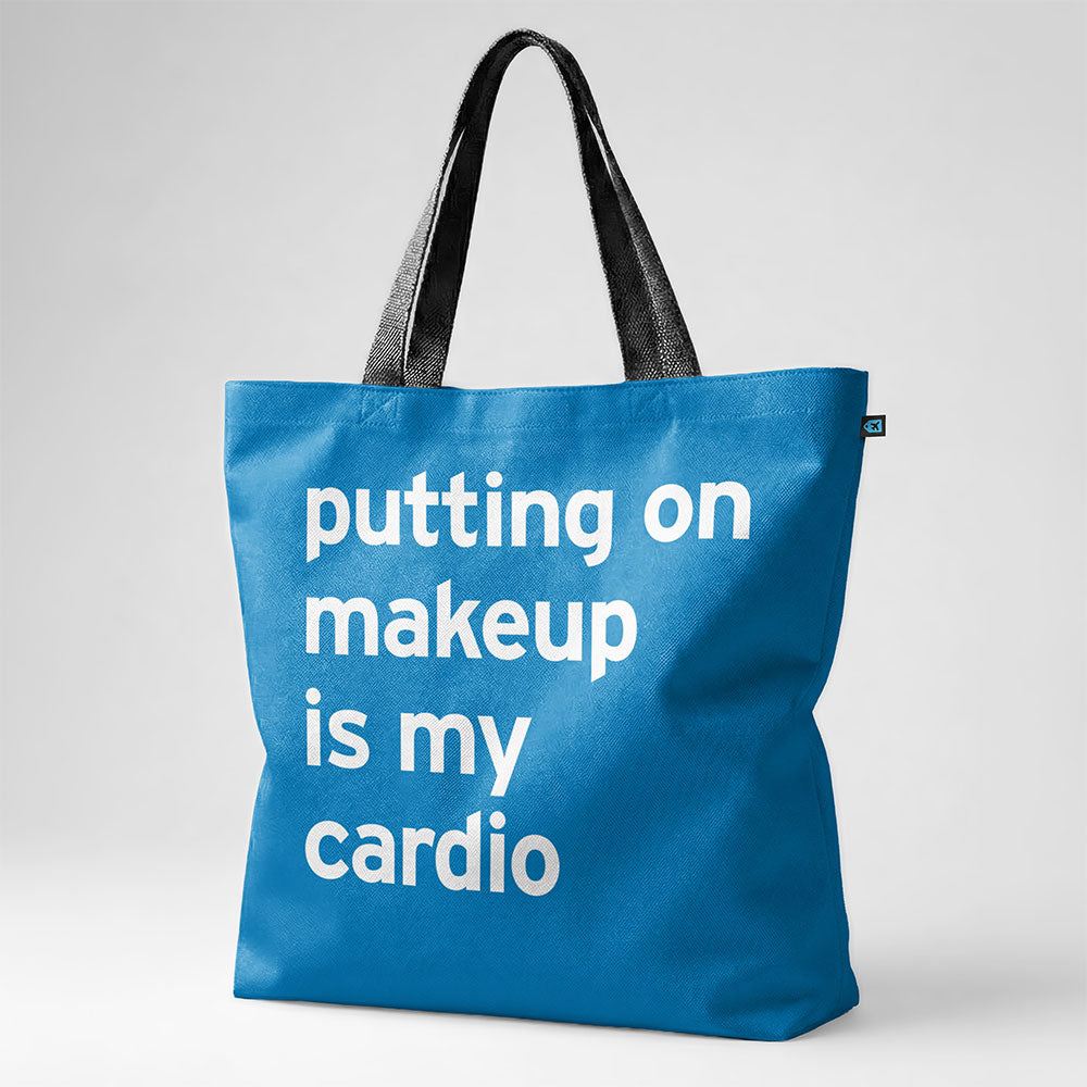 Se maquiller est mon cardio - Tote Bag