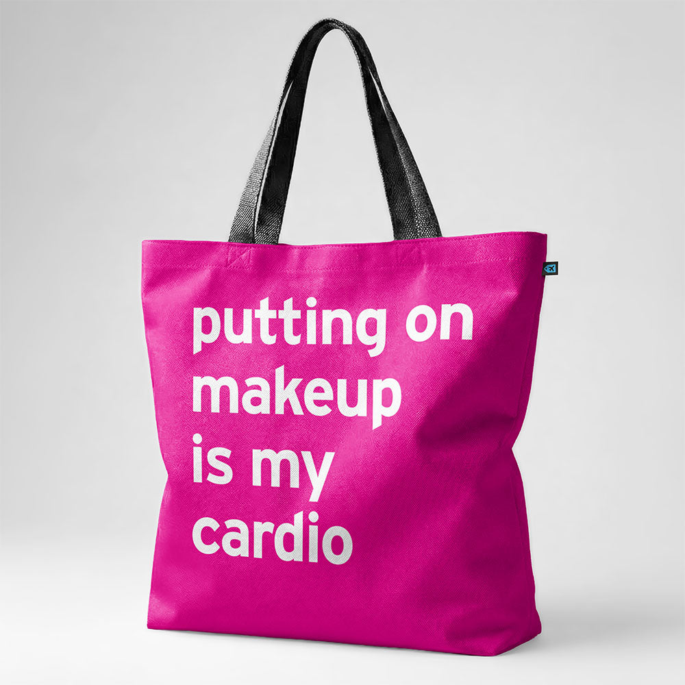 Se maquiller est mon cardio - Tote Bag