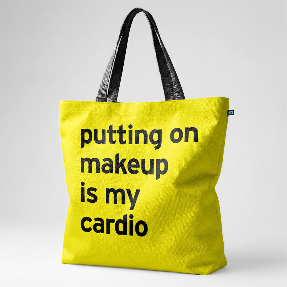 Se maquiller est mon cardio - Tote Bag