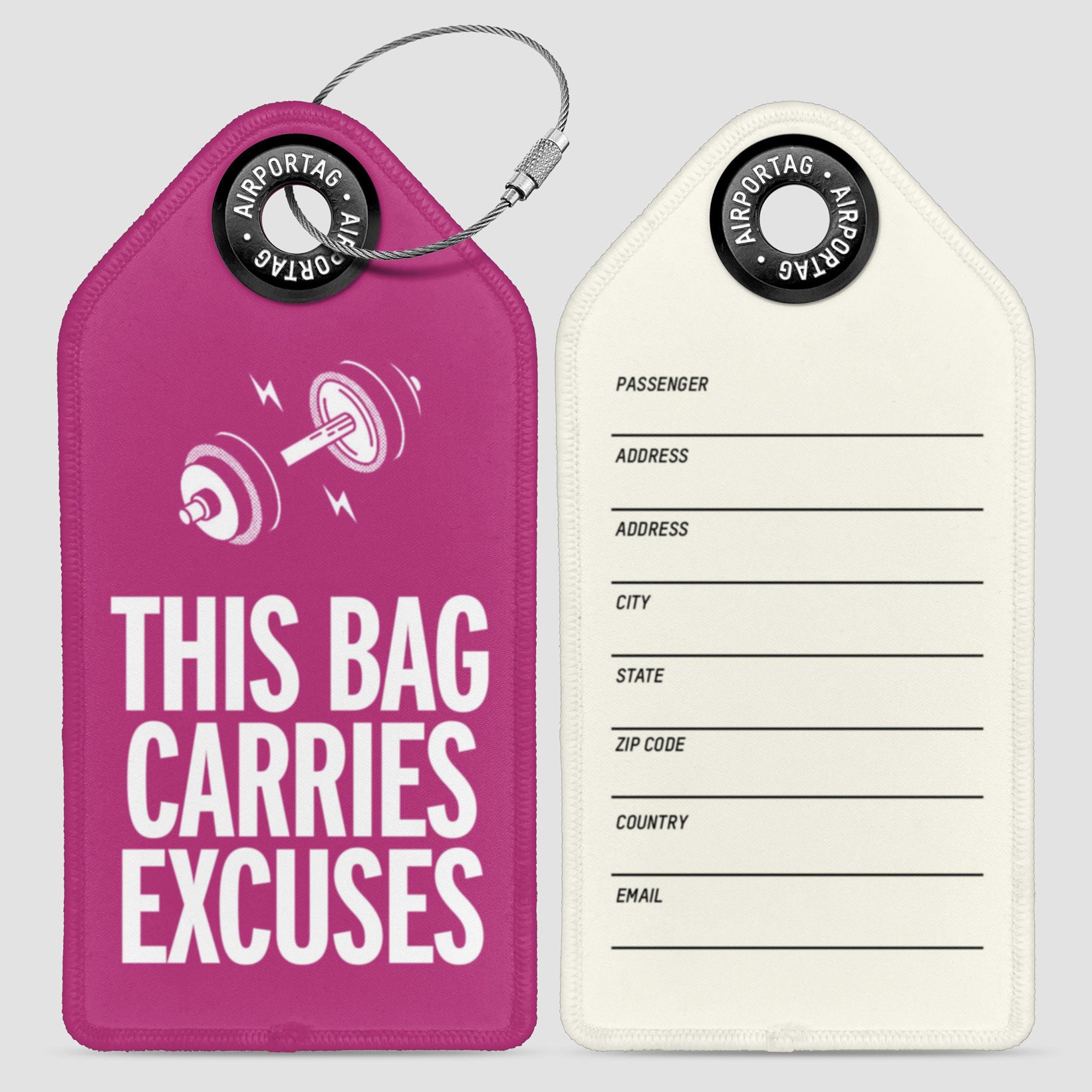 Carries Excuses - Luggage Tag