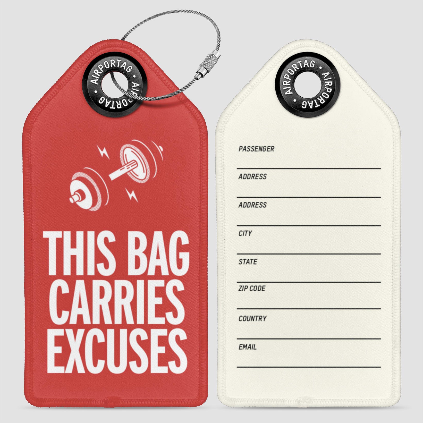 Carries Excuses - Luggage Tag