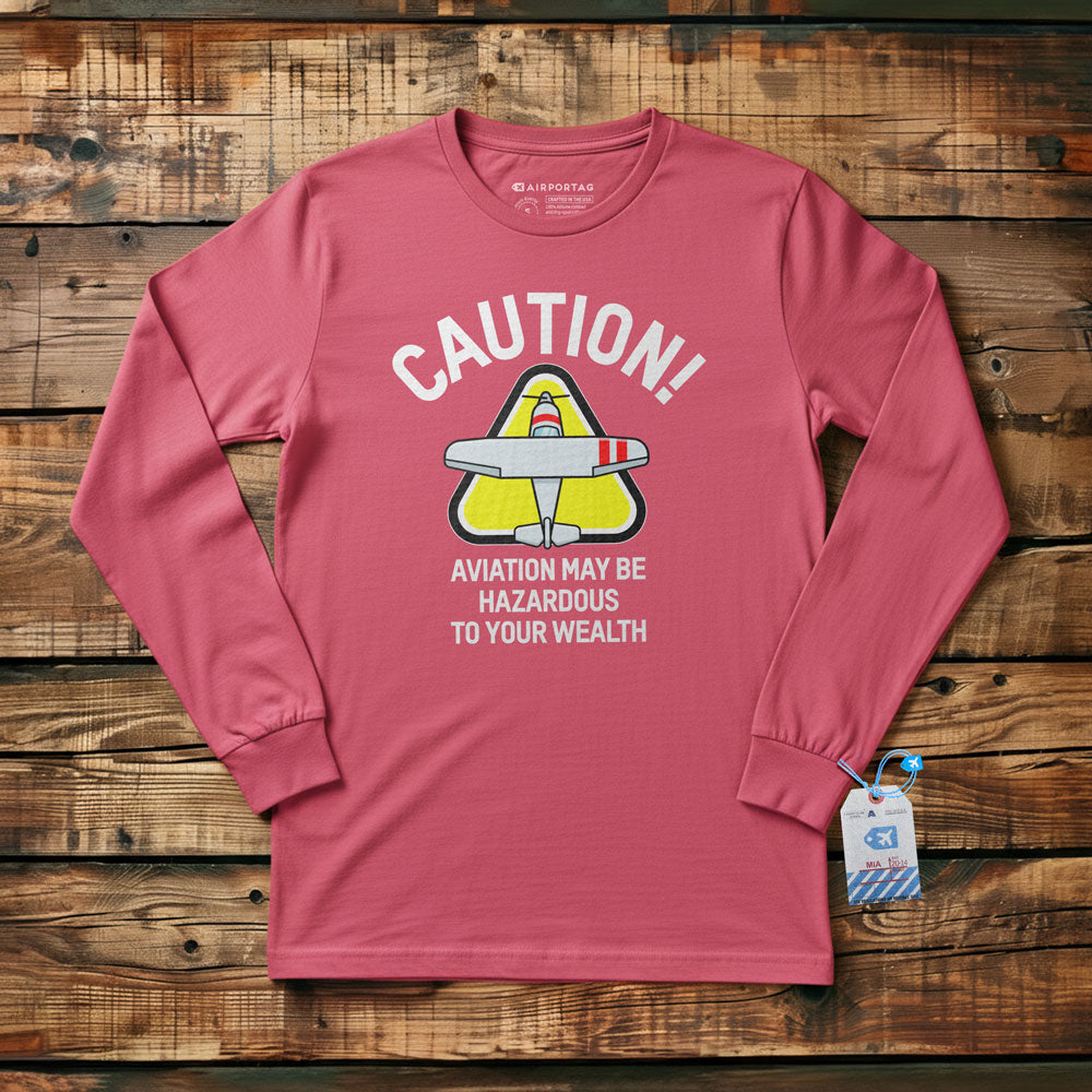 Caution Wealth - Long Sleeve T-Shirt