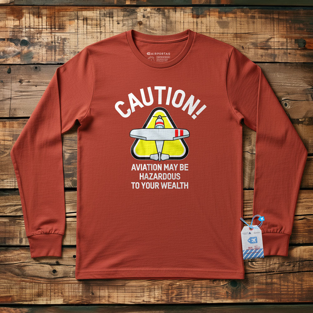 Caution Wealth - Long Sleeve T-Shirt
