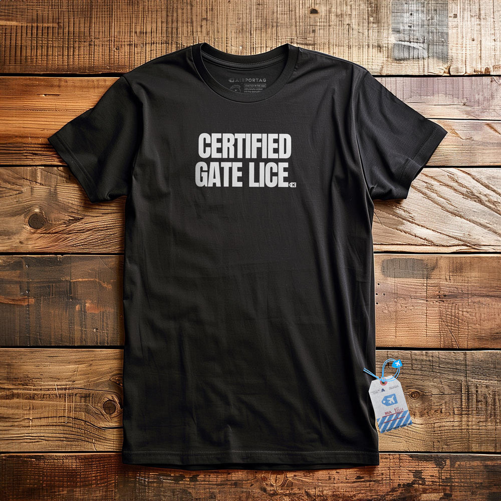 Certified Gate Lice - T-Shirt - Black
