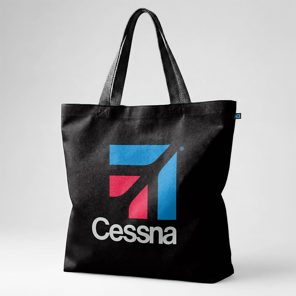 Cessna Logo Pocket - Tote Bag