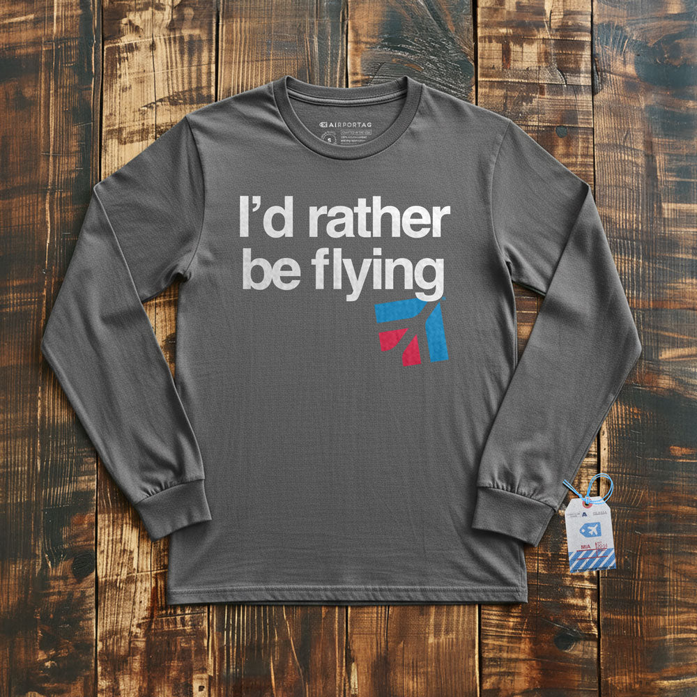 Cessna Rather be Flying - Long Sleeve T-Shirt