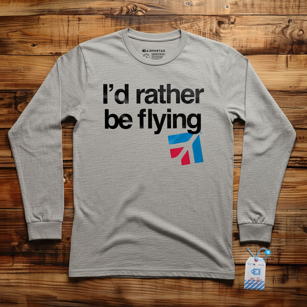 Cessna Rather be Flying - Long Sleeve T-Shirt