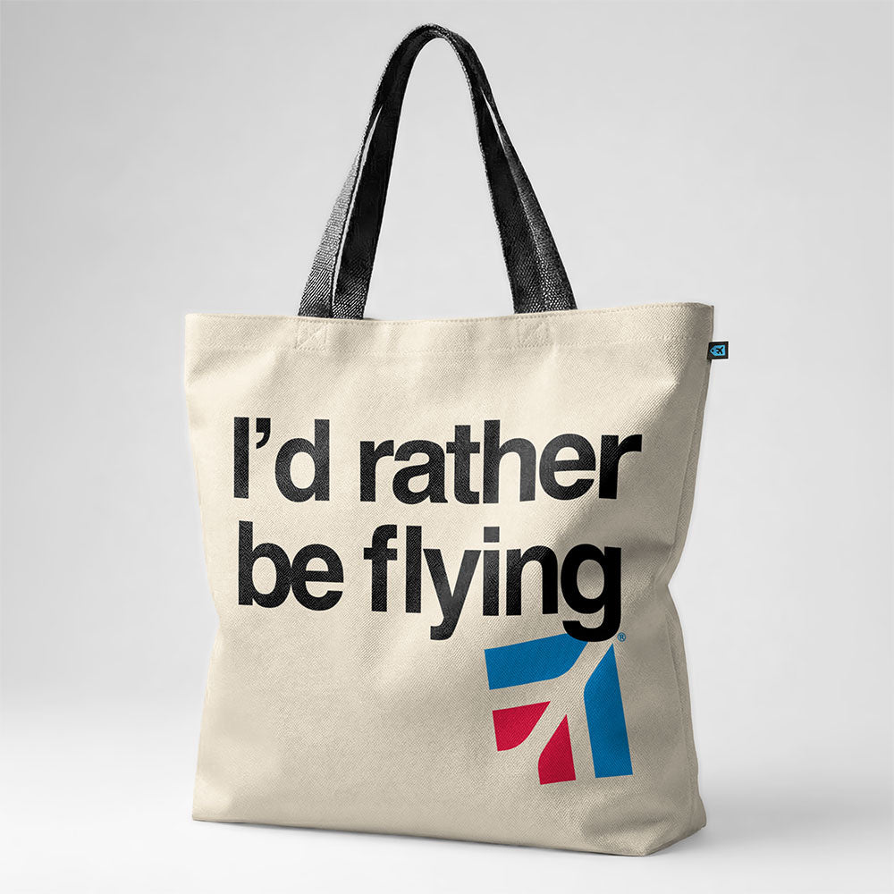 Cessna Rather be Flying - Tote Bag