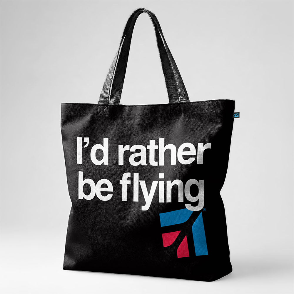 Cessna Rather be Flying - Tote Bag