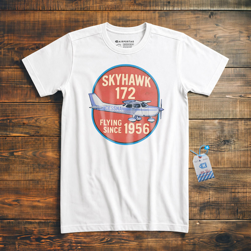 Cessna Skyhawk 172 Flying Since 1956 - T-Shirt