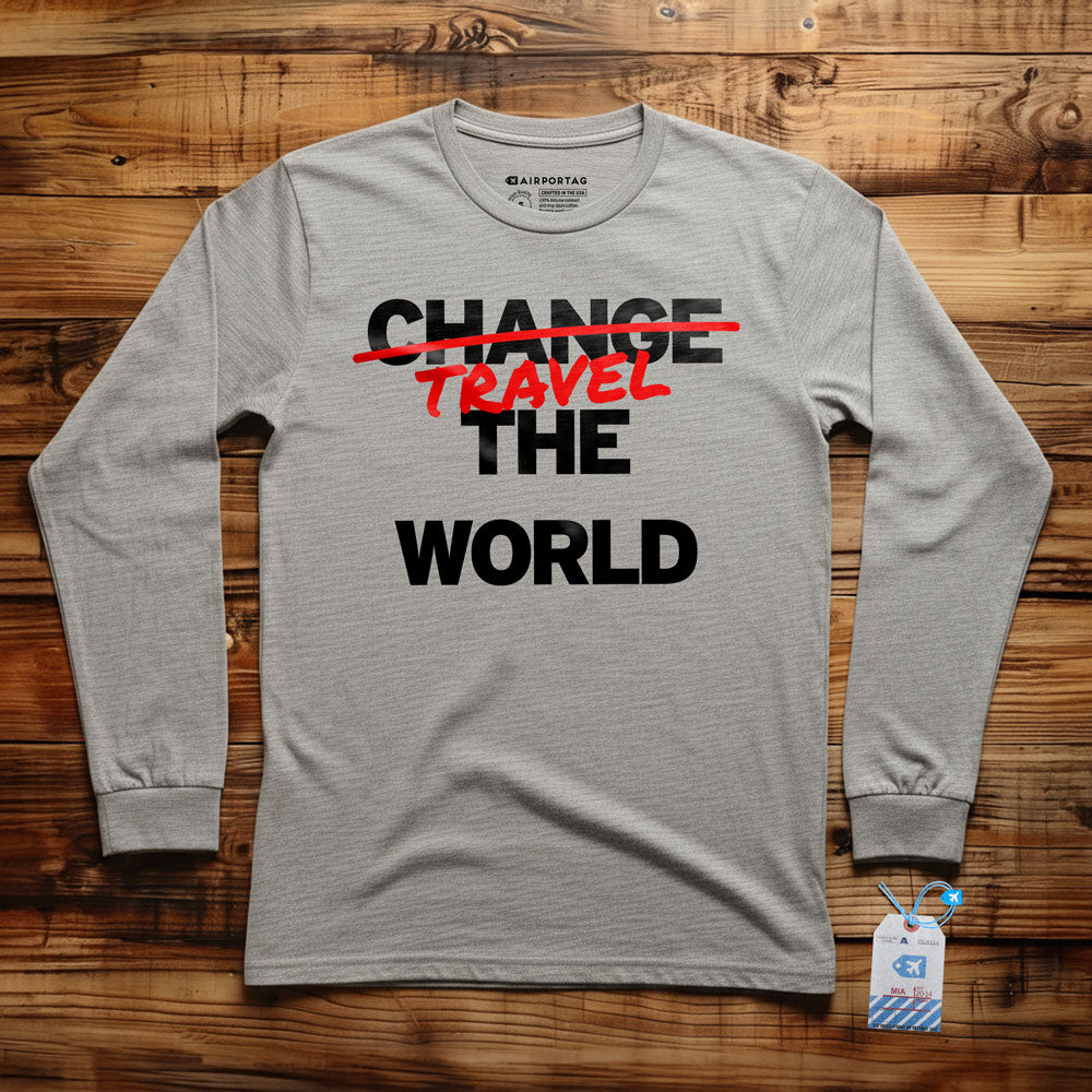 Travel The World - Long Sleeve T-Shirt