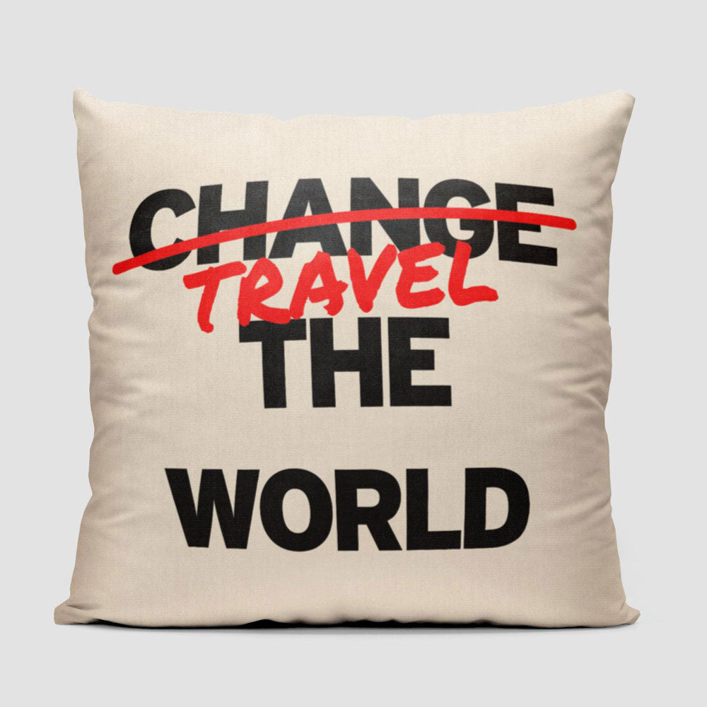 Travel The World - Throw Pillow