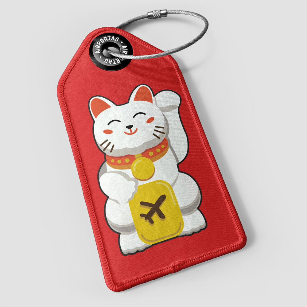 Lucky Cat Luggage Tag