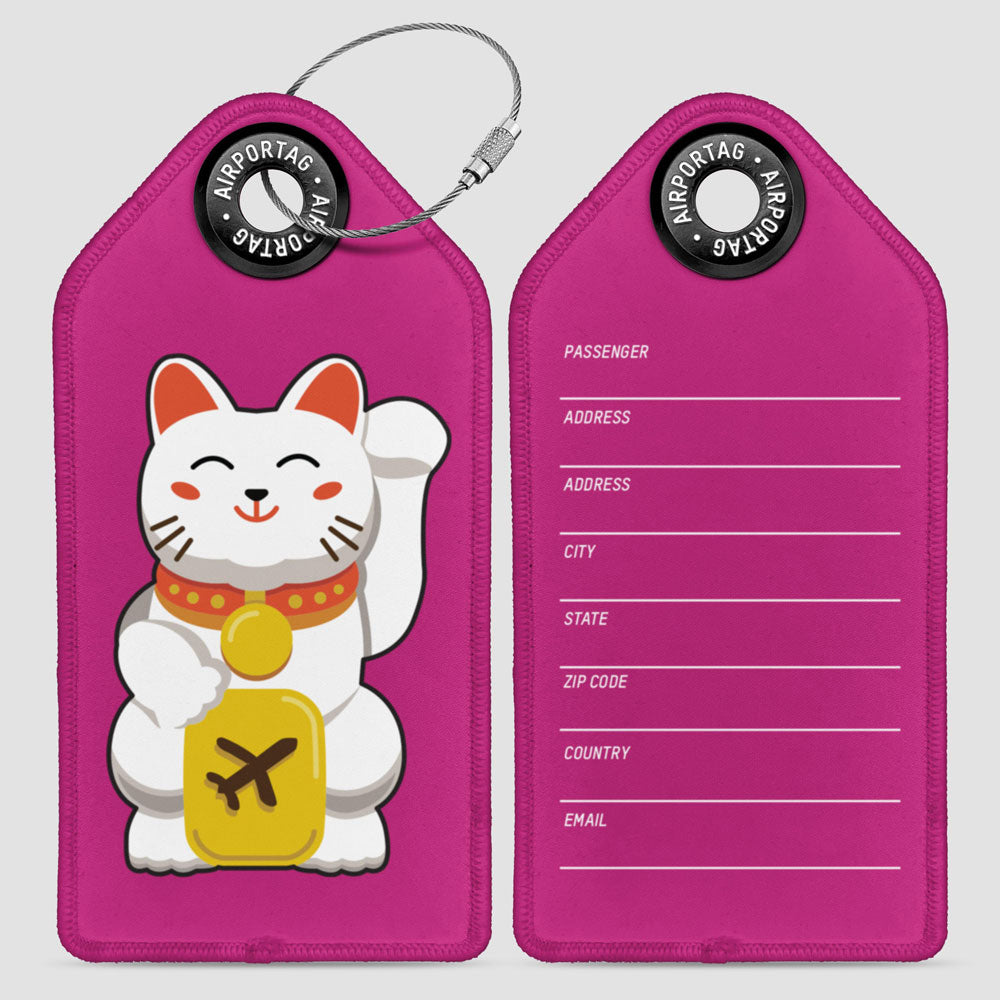 Lucky Cat - Luggage Tag