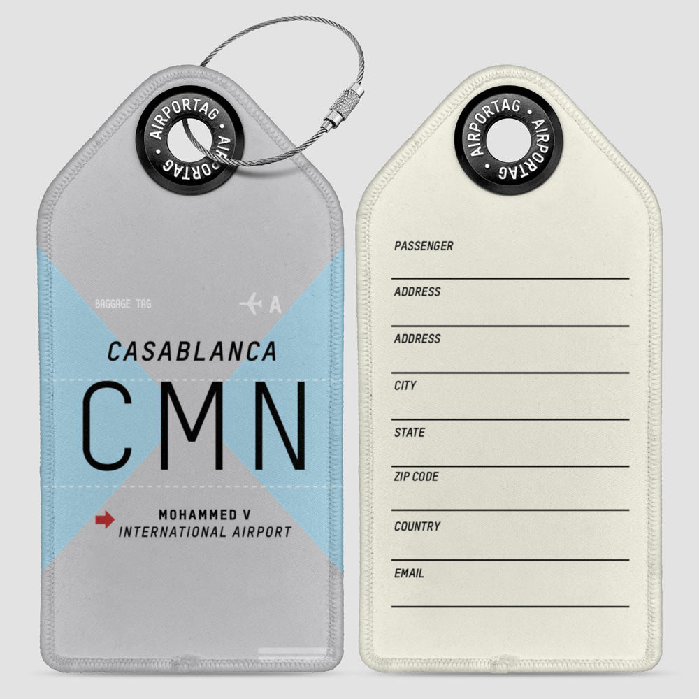 CMN - Étiquette de bagage