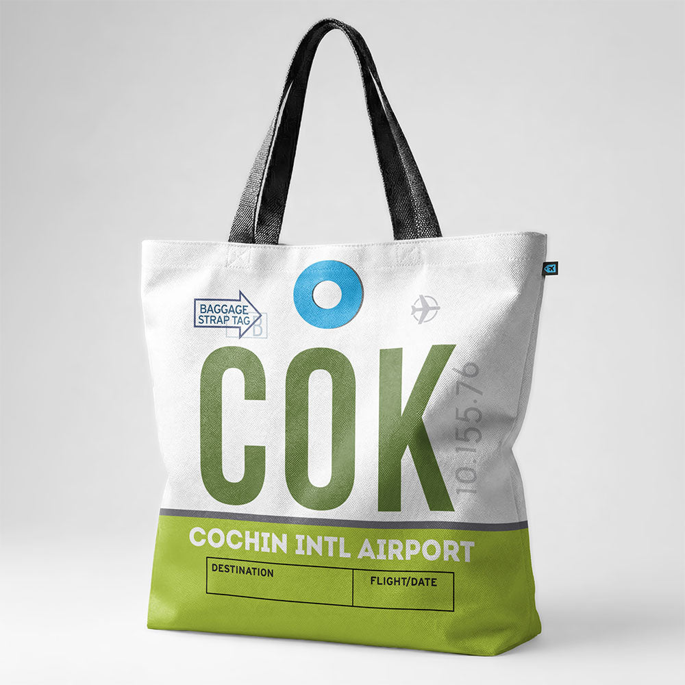トートバッグ - COK - コーチン国際空港 - ケララ州、インド - IATA 