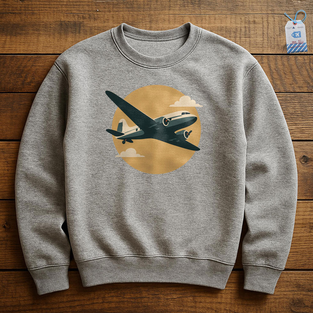 DC-3 Minimalist - Sweatshirt - Athletic Heather