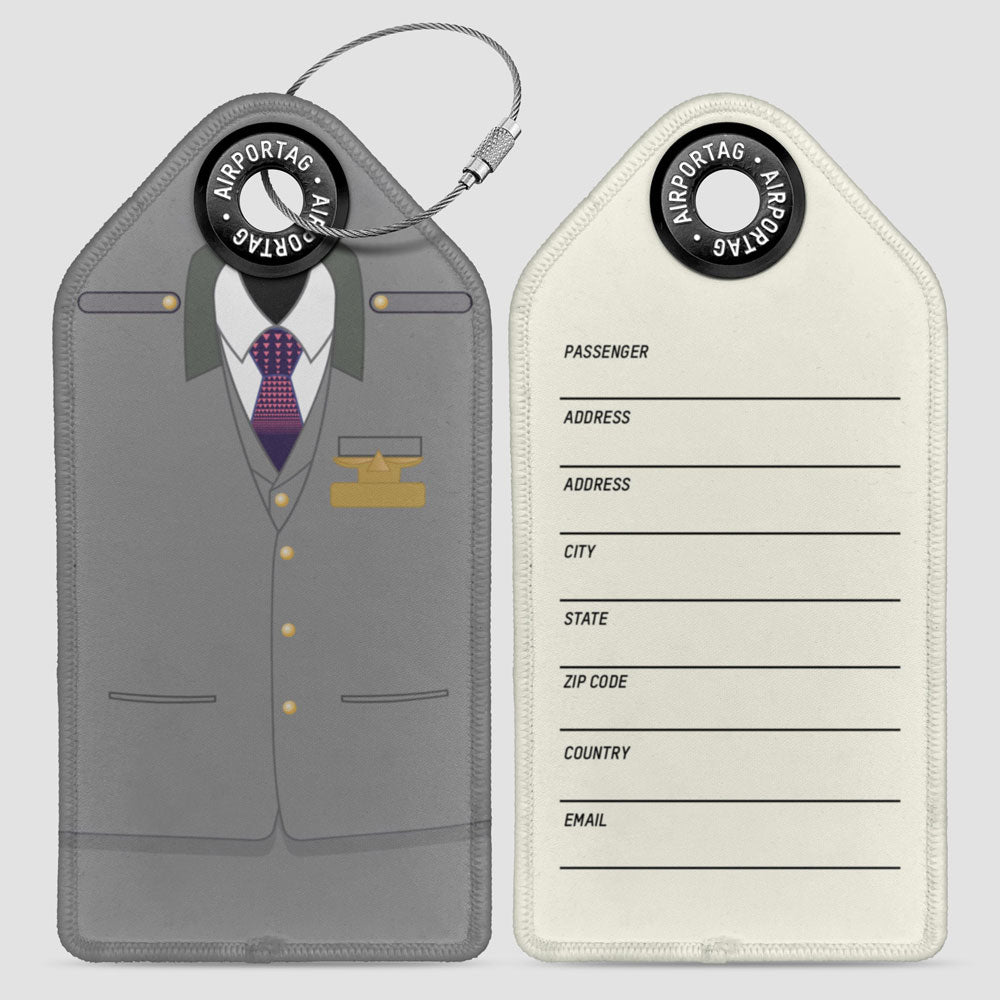 DL Male Cabin Crew Uniform - Luggage Tag