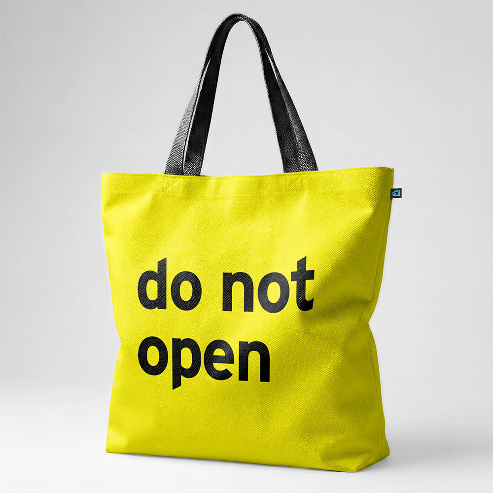 Do Not Open - Tote Bag